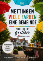 Politiker Grillen- Viele Farben, eine Gemeinde
