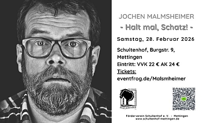 Beginn verlegt! - Jochen Malmsheimer AUSVERKAUFT