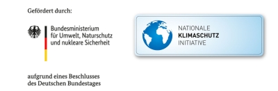 Zwei Logos die zeigen, wodurch Mettingen gefördert wird: 1. Bundesministerium für Umwelt, Naturschutz und nukleare Sicherheit
2. Nationale Klimaschutz Initiative