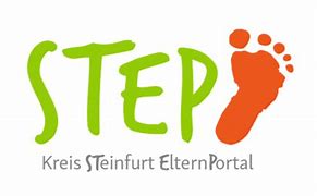 Das Logo des Kreis Steinfurt Elternportal. Der Schriftzug 